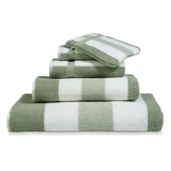 Bath & Living Vandyck Package deal 79: 4x guest towel VANCOUVER Smoke Green