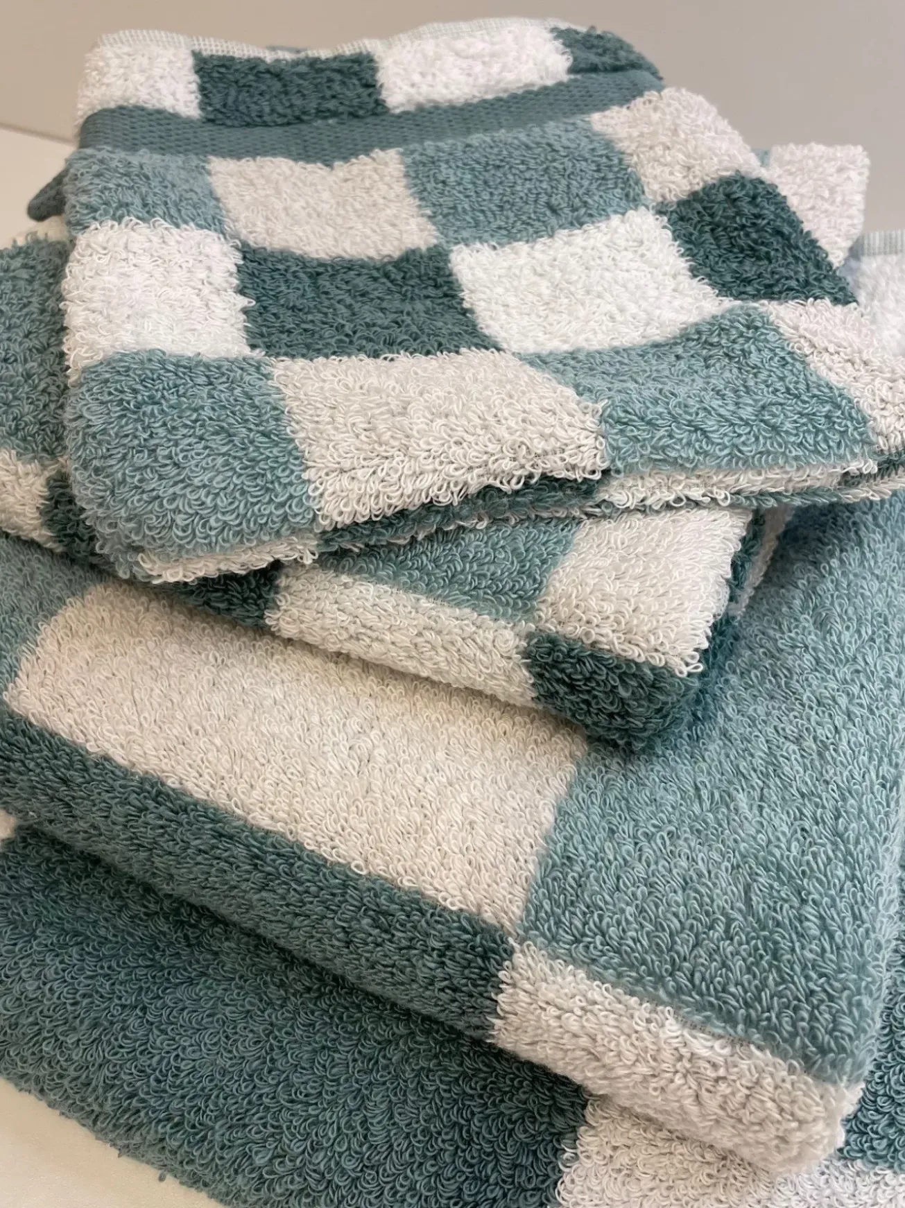 Bath & Living Vandyck Package deal 73: 6x guest towel BOSTON Mineral Blue