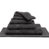 Bath & Living Vandyck Package deal 27: 7x guest towel RANGER Anthracite