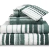 Bath & Living Vandyck Package deal 76: 3x guest towel ONTARIO Earth Green