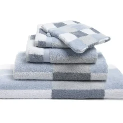Bath & Living Vandyck Package deal 91: 3x guest towel BOSTON Misty Blue