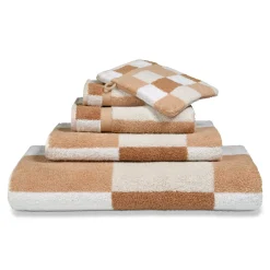 Bath & Living Vandyck Package deal 67: 4x guest towel BOSTON Praline