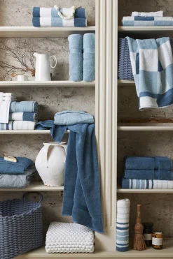 Bath & Living Vandyck Package deal 51: 3x guest towel BOSTON Storm Blue