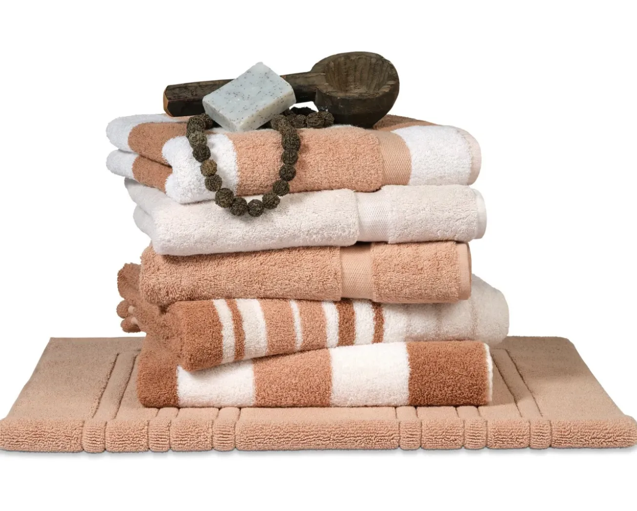 Bath & Living Vandyck Package deal 34: 2x RANGER Praline bath towel