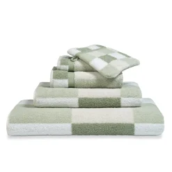 Bath & Living Vandyck Package deal 85: 4x washcloth BOSTON Smoke Green