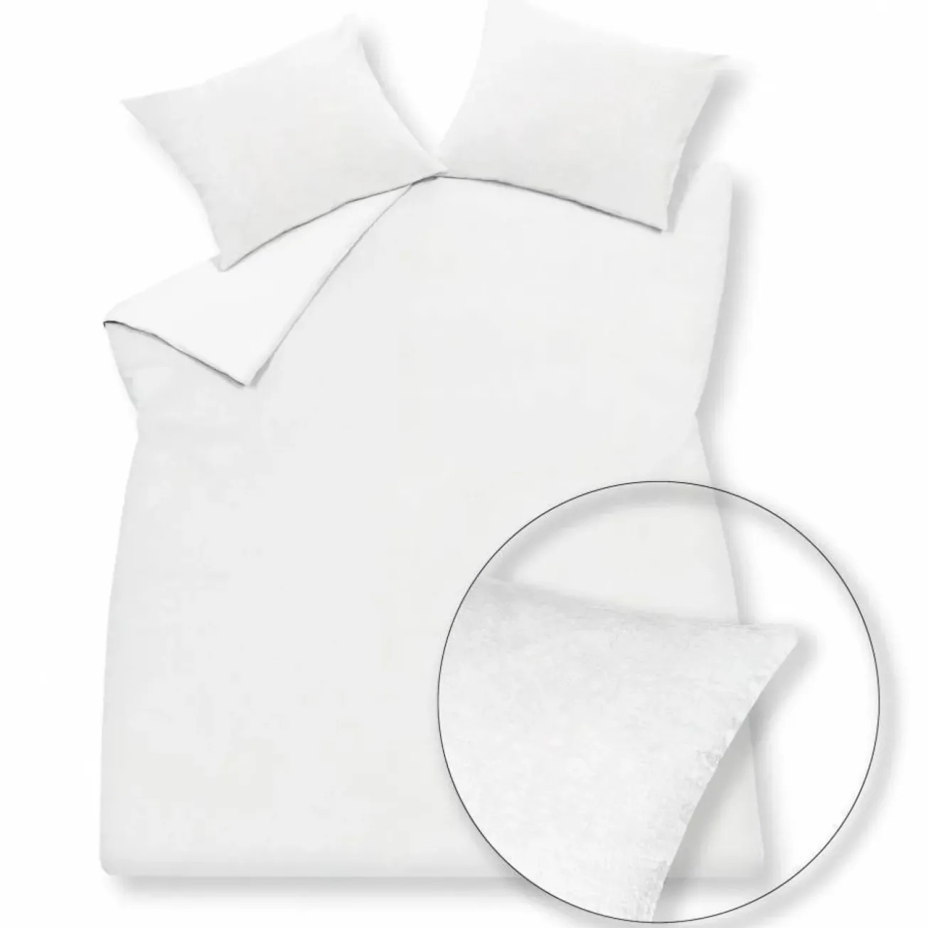 Bath & Living Vandyck Pillowcase PURITY 79 White 40 x 55 cm (linen) PUCO16179