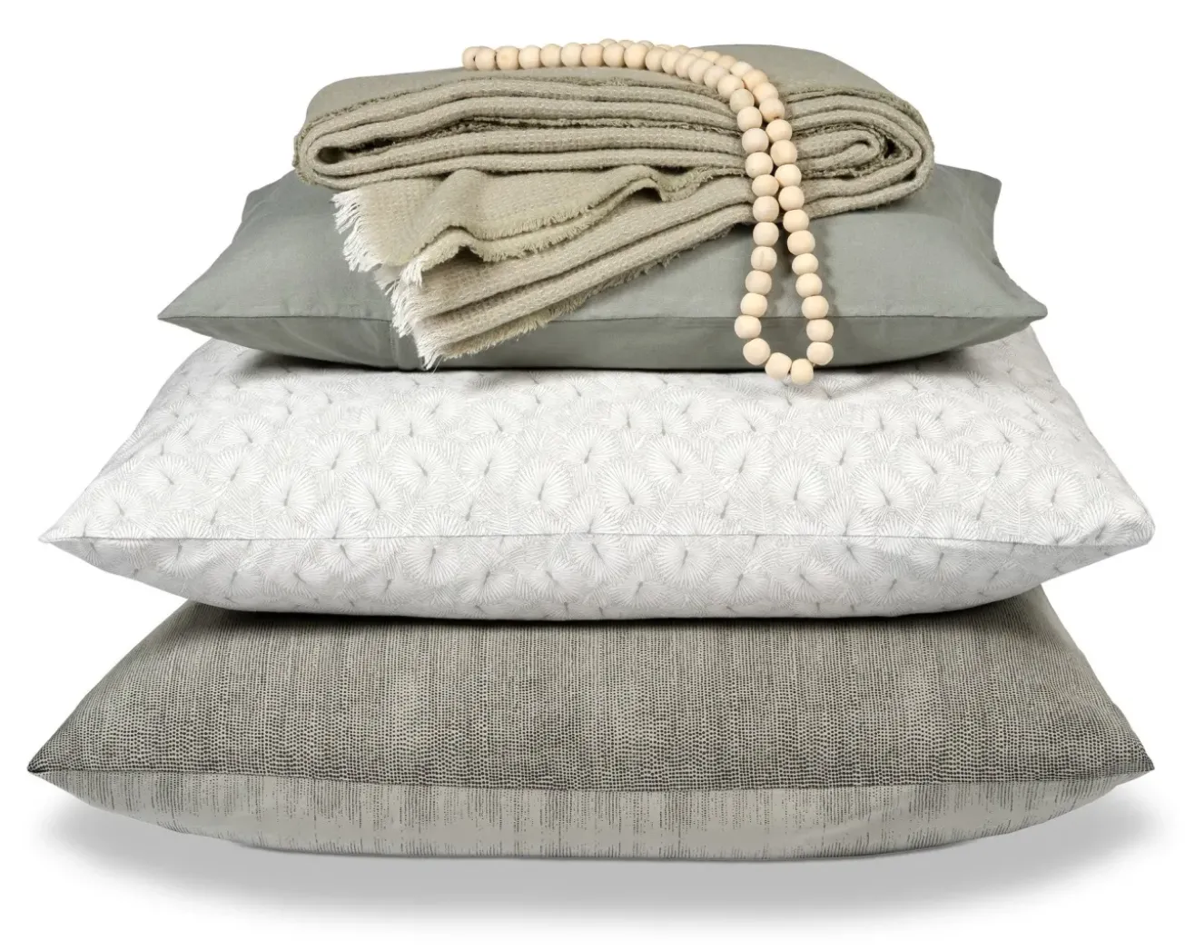 Bath & Living Vandyck Pillowcase PURITY 79 Smoke Green 60x70 cm (linen / cotton) PUCO16179