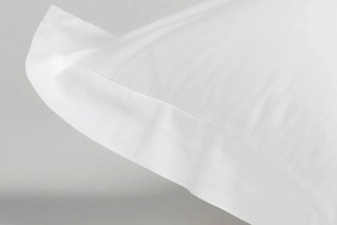 Bath & Living Vandyck Pillowcase 60x70 cm OXFORD White-090 (satin cotton) CCF301A