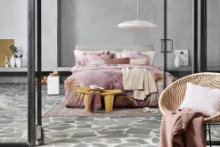 Bath & Living Vandyck PURE 22 plaid/bedspread 260x260 cm Sand-048 (cotton/linen)