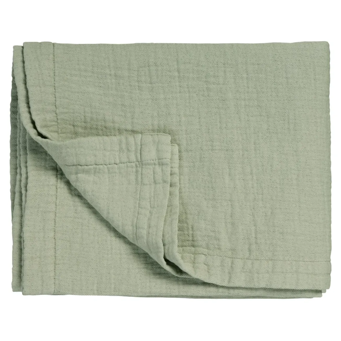 Bath & Living Vandyck PURE 68 plaid/bedspread 160x250 cm Smoke Green (PRSA23168)