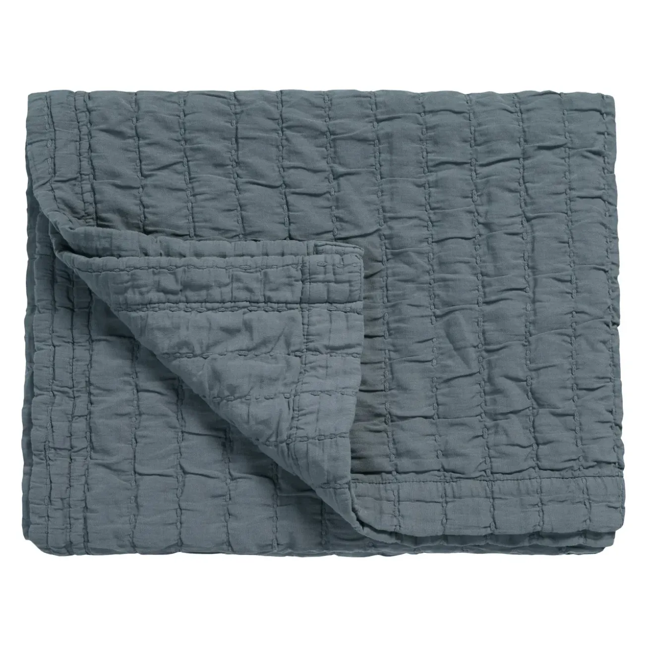 Bath & Living Vandyck PURE 64 throw/bedspread 260x260 cm Oceanview (cotton) PRSA22264