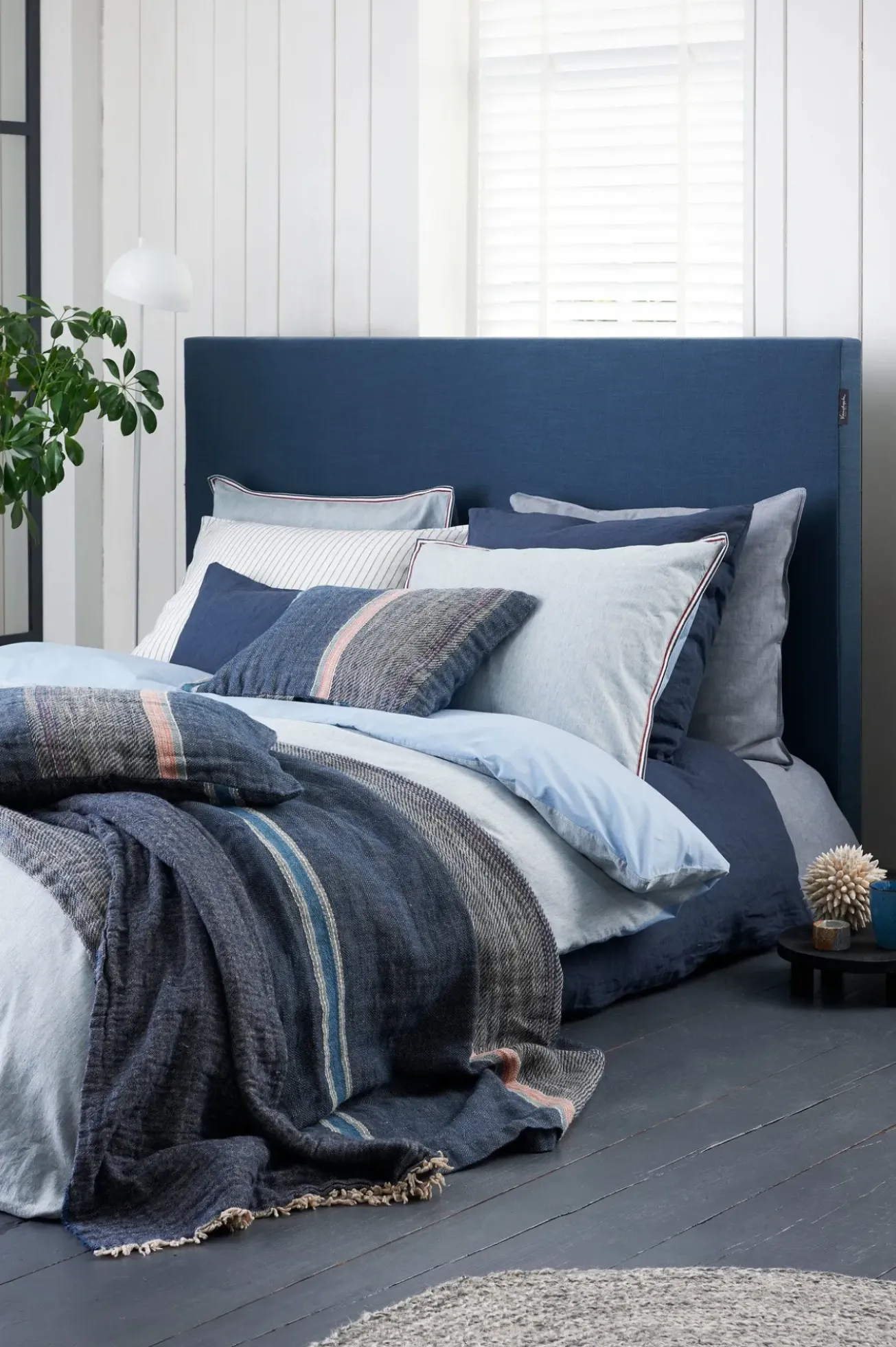 Bath & Living Vandyck PURITY 79 Nightblue pillowcase 40x55 cm (linen / cotton) PUCO1679A