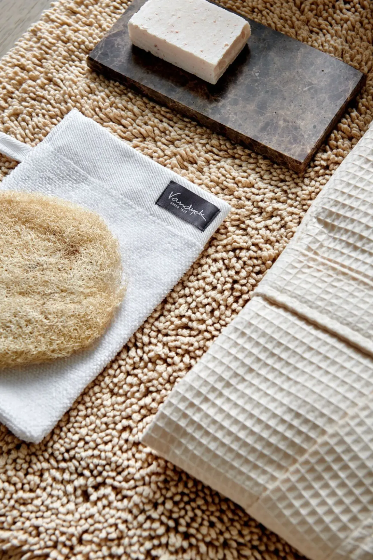 Bath & Living Vandyck RANGER SPRAY bath mat color Desert, beige
