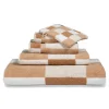Bath & Living Vandyck Remainder 68: Bath towel BOSTON Praline 90x195 cm