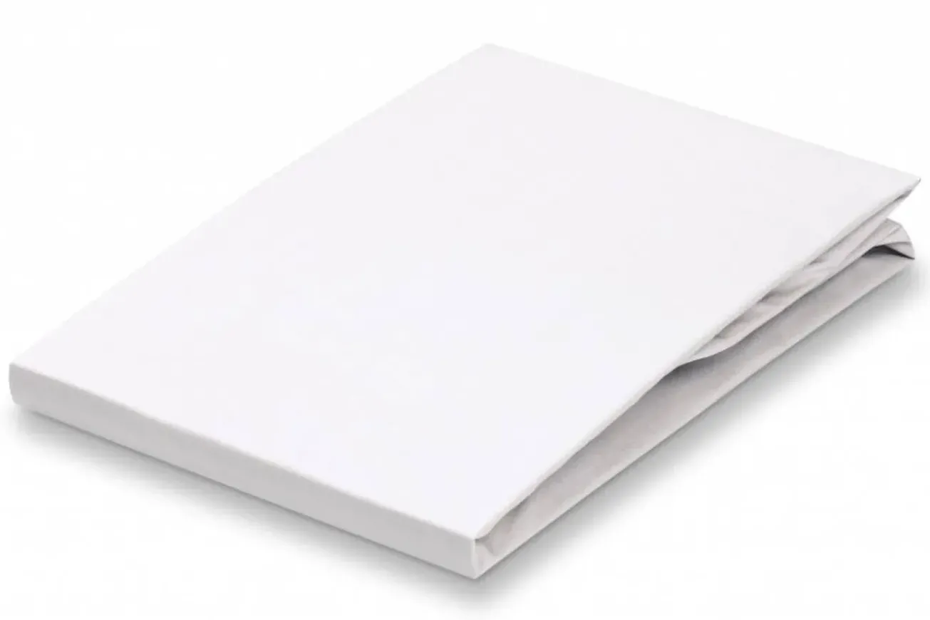 Bath & Living Vandyck Sheet satin color White-090, white (CCF305)