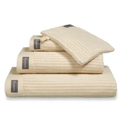 Bath & Living Vandyck Towel HOME Petit Ligne Bleached Sand-207 (BAKC15101)