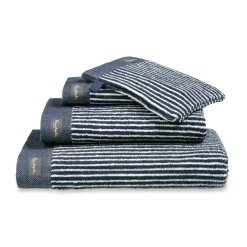 Bath & Living Vandyck Towel HOME Petit Ligne Blue Ink-199 (BAKC15101)
