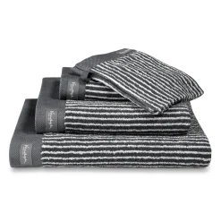 Bath & Living Vandyck Towel HOME Petit Ligne Off Black-198 (BAKC15101)