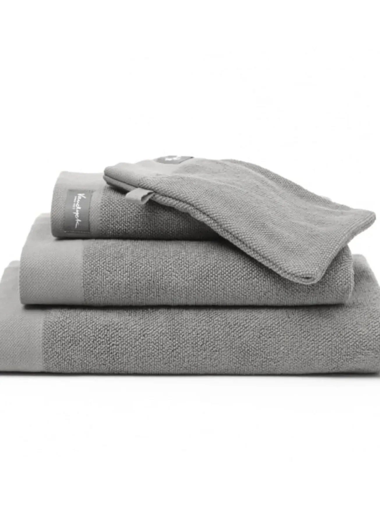 Bath & Living Vandyck Towel HOME Uni Mole Gray-001 (BAKC13202)