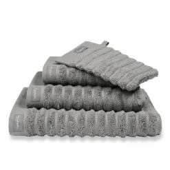 Bath & Living Vandyck Towel HOME Wave Mole Gray-001