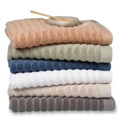 Bath & Living Vandyck Towel HOME Wave White-090