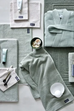 Bath & Living Vandyck Towel 60x110 cm HOME Petit Ligne Smoke Green (BAKC15101) set/3 pieces