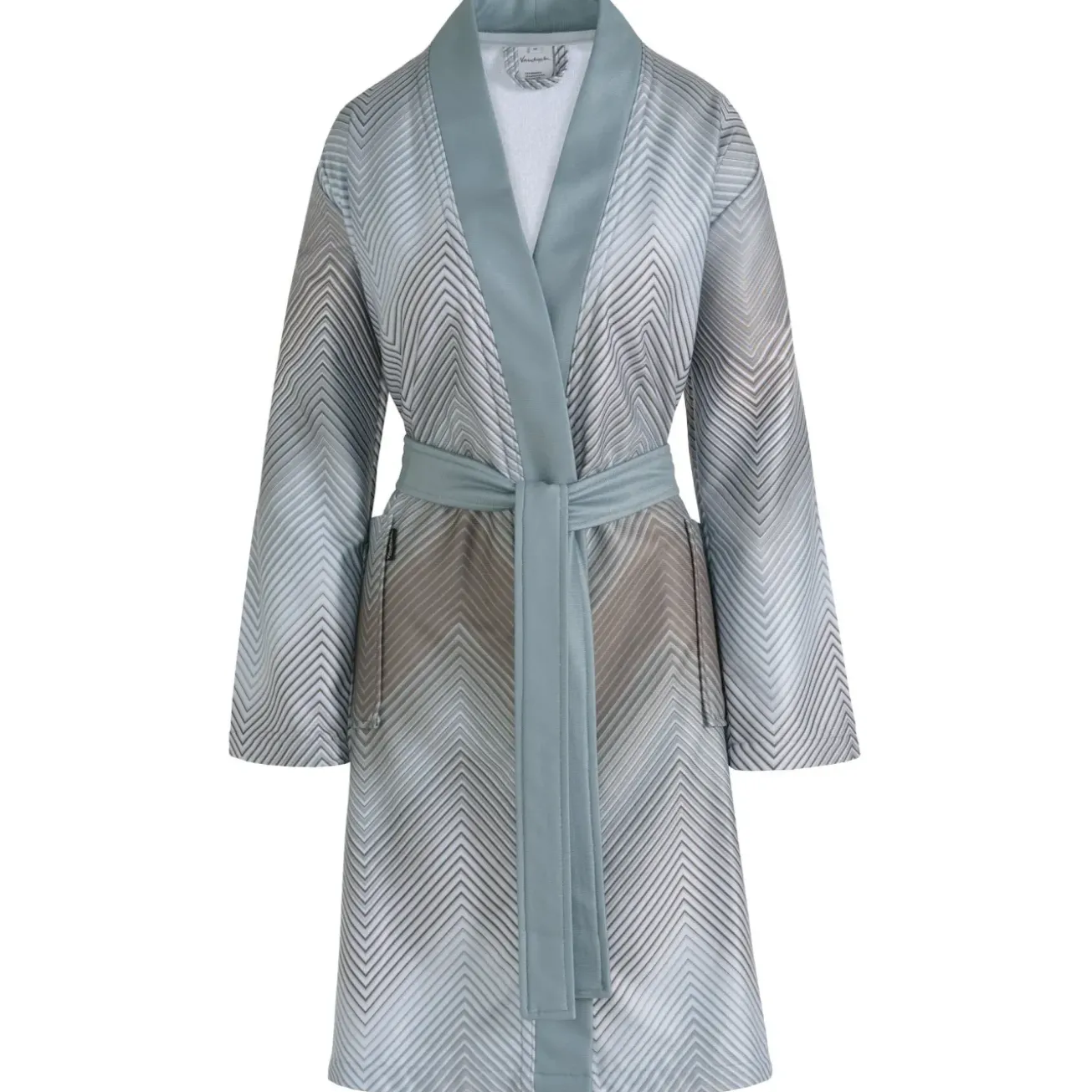 Bath & Living Vandyck Vandyck BELLA bathrobe Mineral Blue