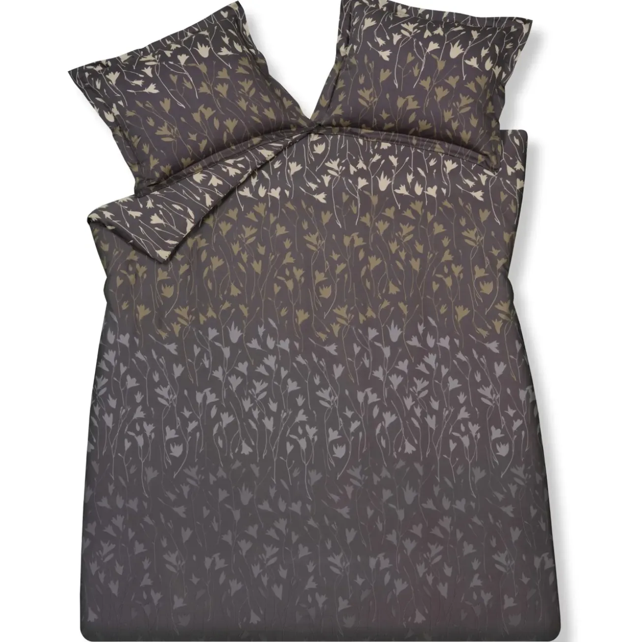 Bath & Living Vandyck Vandyck CALM FLOWER duvet cover Off Black 200x220 cm
