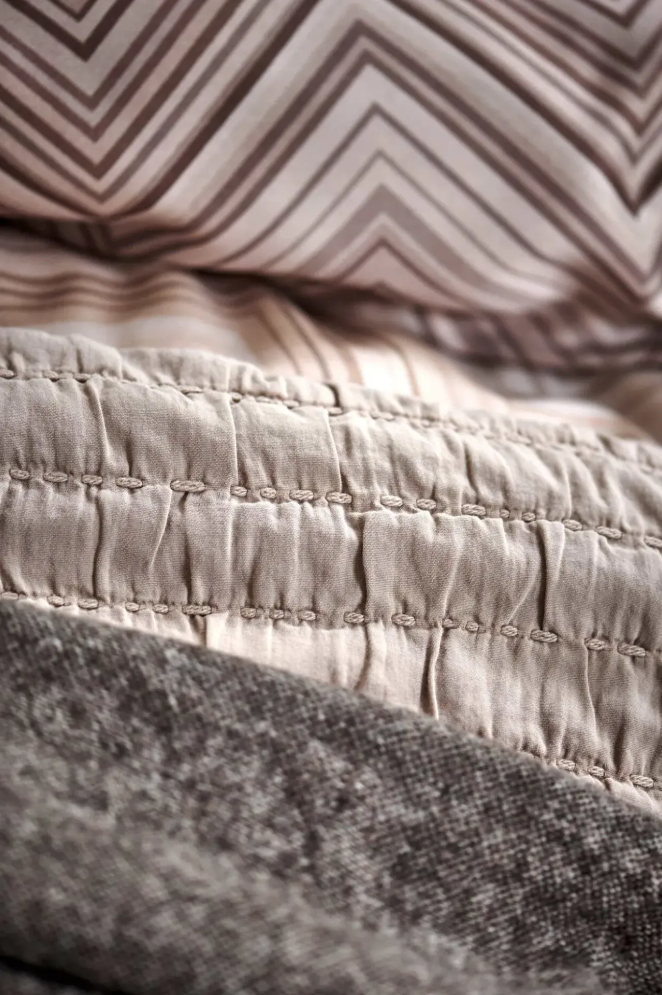 Bath & Living Vandyck Vandyck DYNAMIZE duvet cover Taupe 140x220 cm