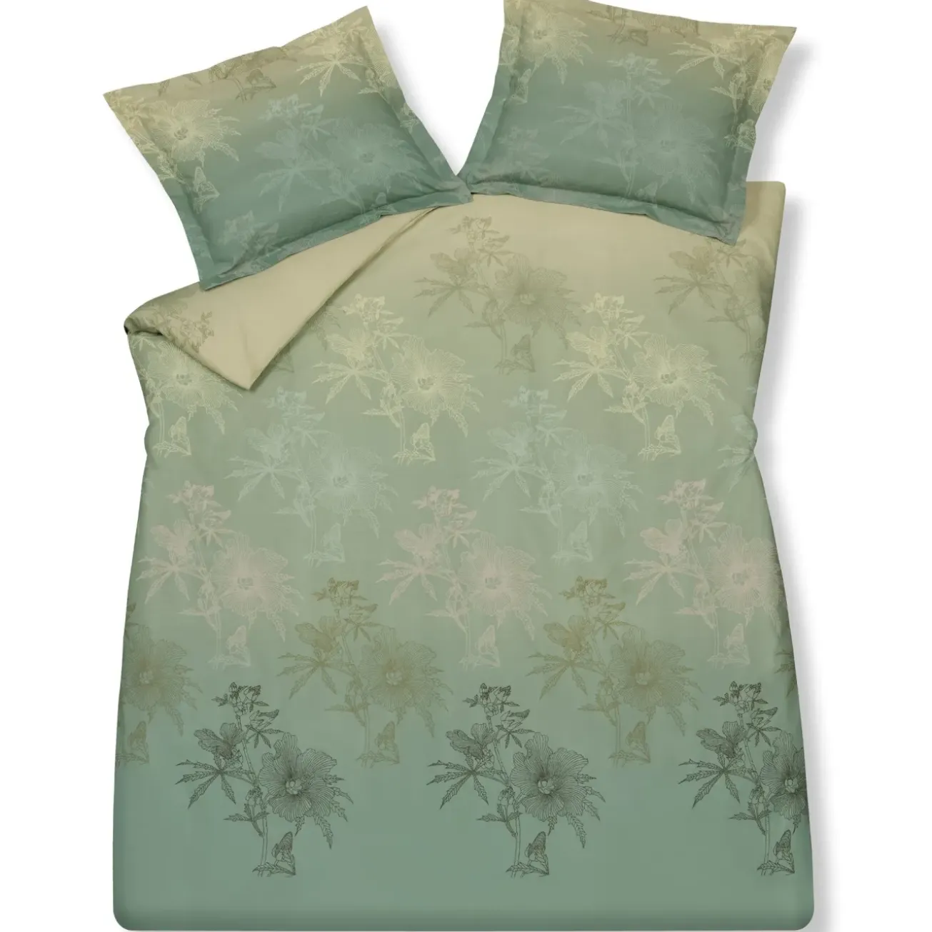 Bath & Living Vandyck Vandyck GREEN GIFT duvet cover Smoke Green 200x220 cm