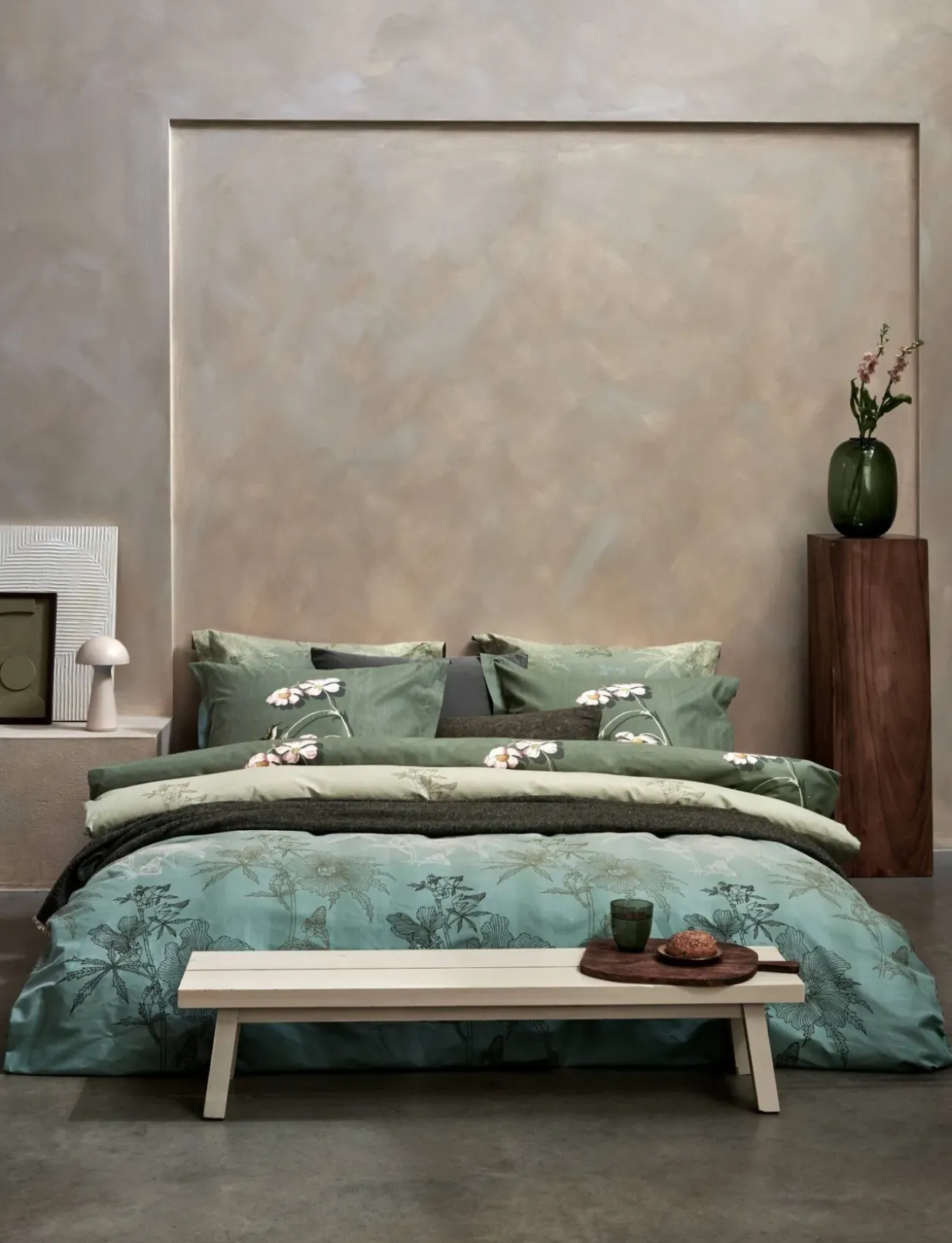 Bath & Living Vandyck Vandyck GREEN GIFT duvet cover Smoke Green 200x220 cm