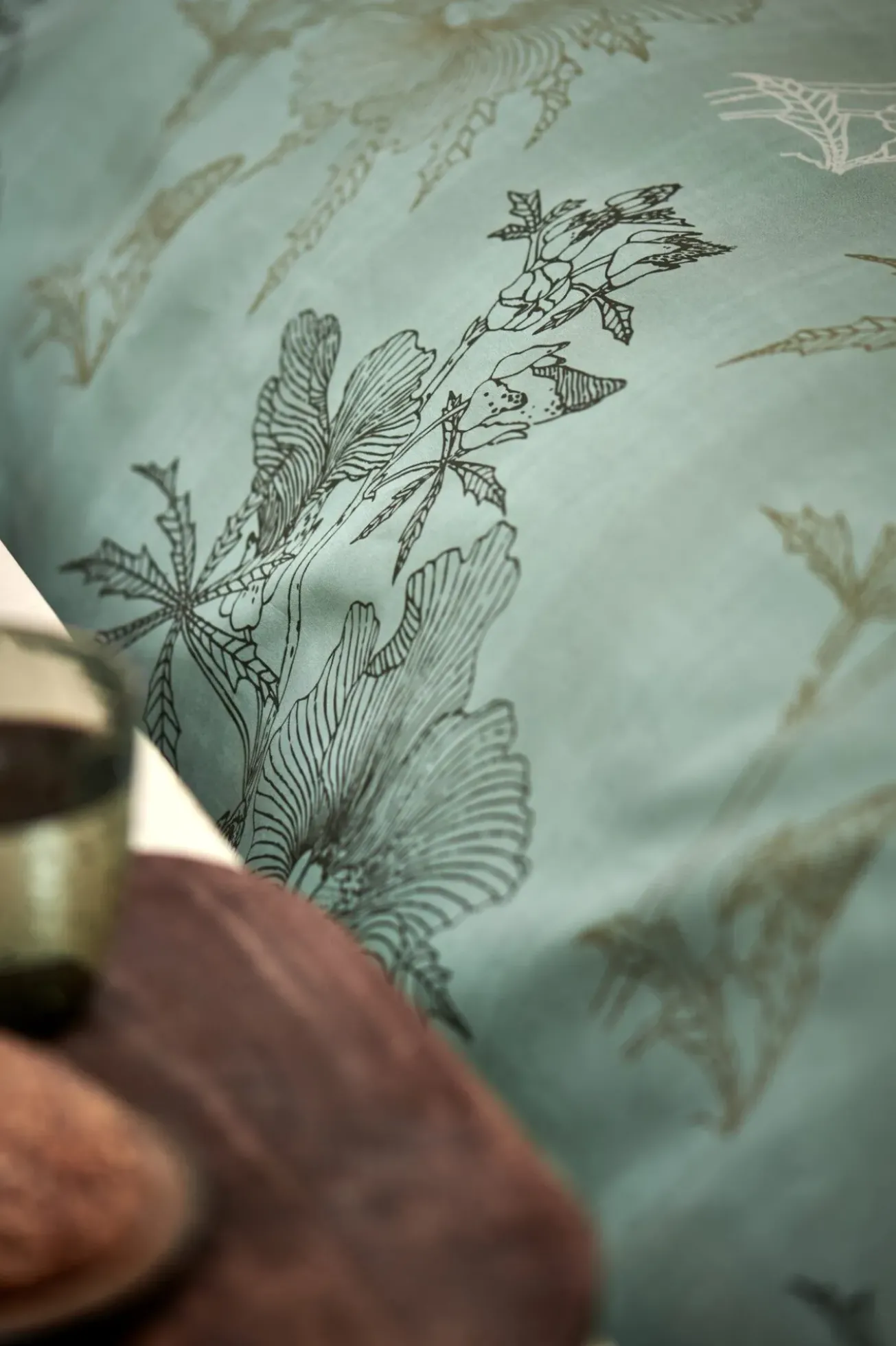 Bath & Living Vandyck Vandyck GREEN GIFT duvet cover Smoke Green 240x220 cm