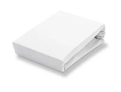 Bath & Living Vandyck Vandyck JERSEY SOFT split topper fitted sheet White