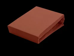 Bath & Living Vandyck Vandyck JERSEY SUPREME topper fitted sheet Rusty Brown