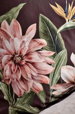 Bath & Living Vandyck Vandyck PARADISE BLOOM duvet cover Dark Chocolate 240x220 cm