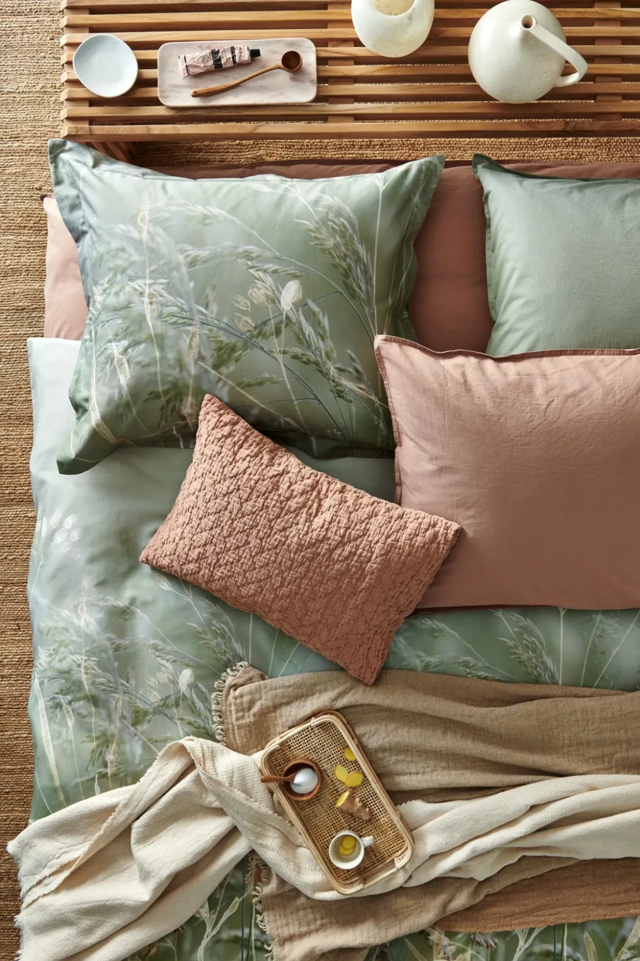 Bath & Living Vandyck Vandyck PURE 10 bedspread Toffee 180x260 cm