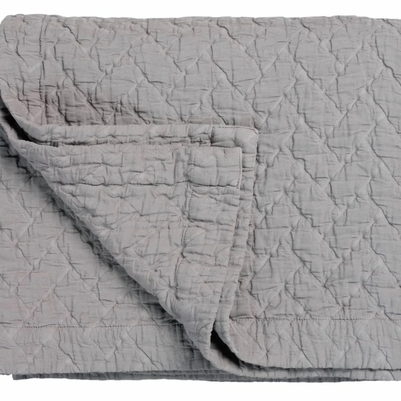 Bath & Living Vandyck Vandyck PURE 10 bedspread Steel Gray 260x260 cm