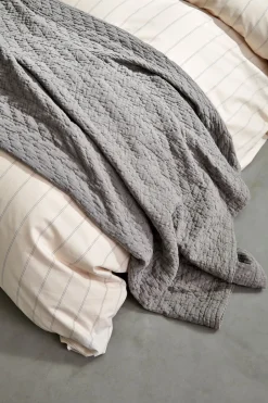 Bath & Living Vandyck Vandyck PURE 10 bedspread Steel Gray 260x260 cm
