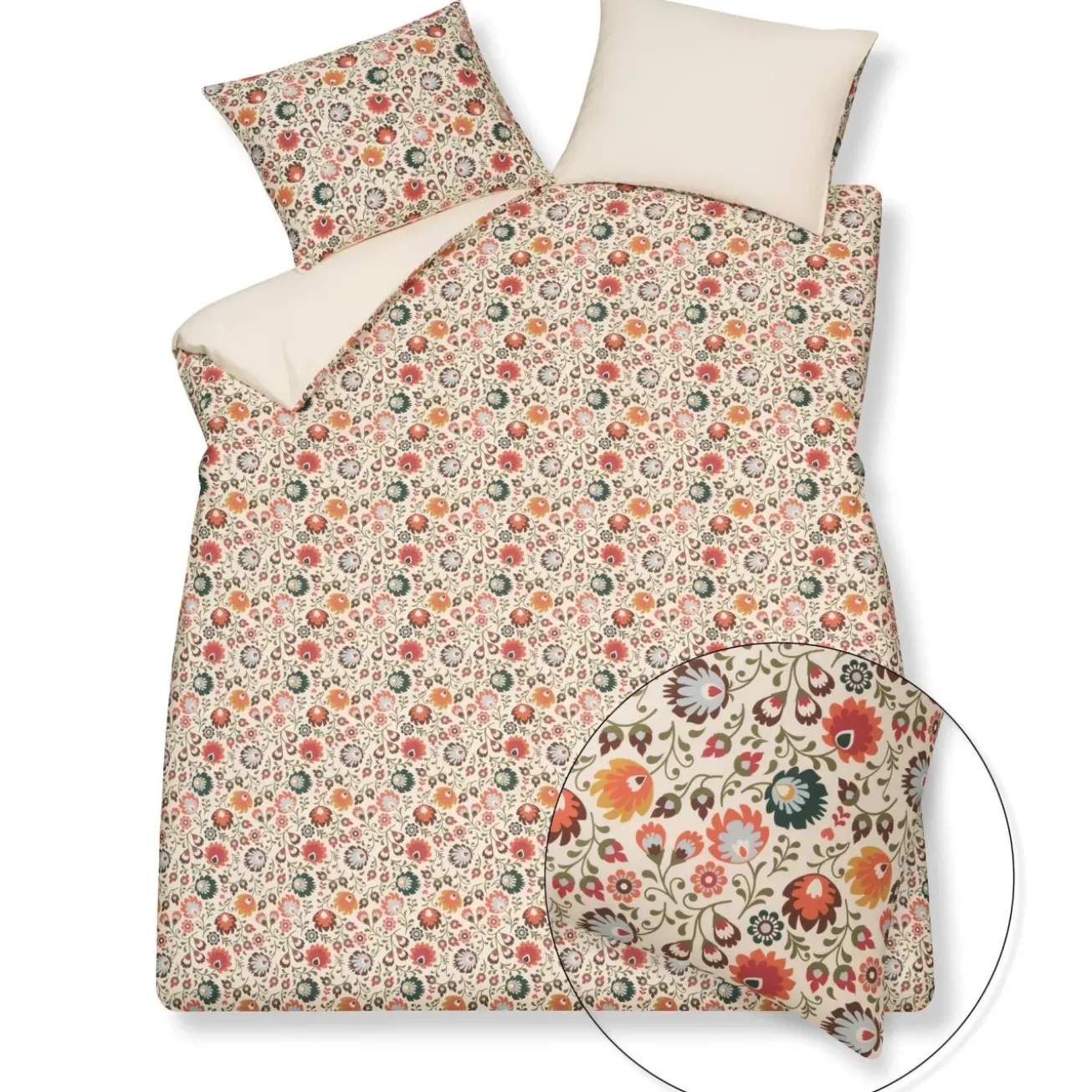 Bath & Living Vandyck Vandyck PURE 87 duvet cover Cream Tan 240x220 cm