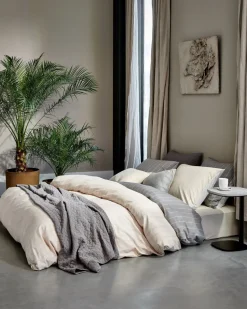Bath & Living Vandyck Vandyck PURE 10 pillowcase Steel Grey 60x70 cm