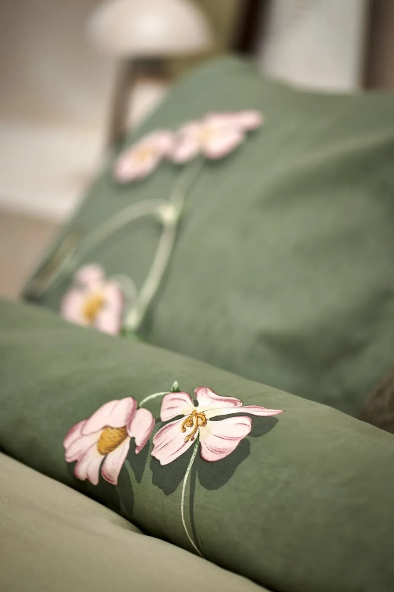 Bath & Living Vandyck Vandyck STARLING duvet cover Smoke Green 140x220 cm