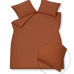 Bath & Living Vandyck Vandyck WASHED COTTON duvet cover Rusty Brown 240x220 cm