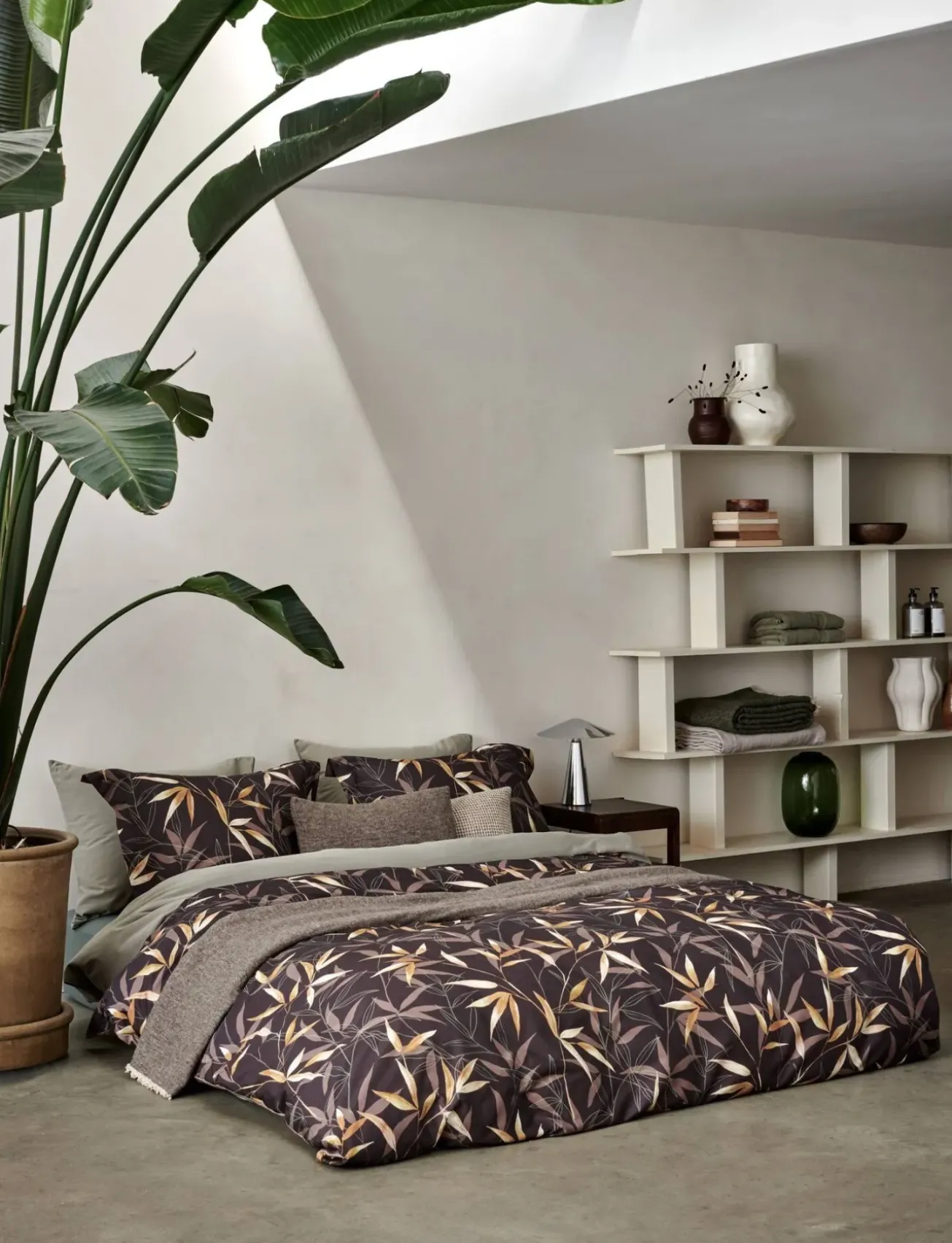 Bath & Living Vandyck Vandyck ZEN GARDEN duvet cover Dark Chocolate 240x220 cm