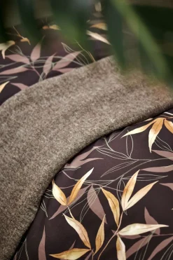 Bath & Living Vandyck Vandyck ZEN GARDEN duvet cover Dark Chocolate 240x220 cm