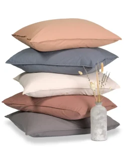 Bath & Living Vandyck WASHED COTTON duvet cover 200x220 cm Brownie (cotton) CLLA20201