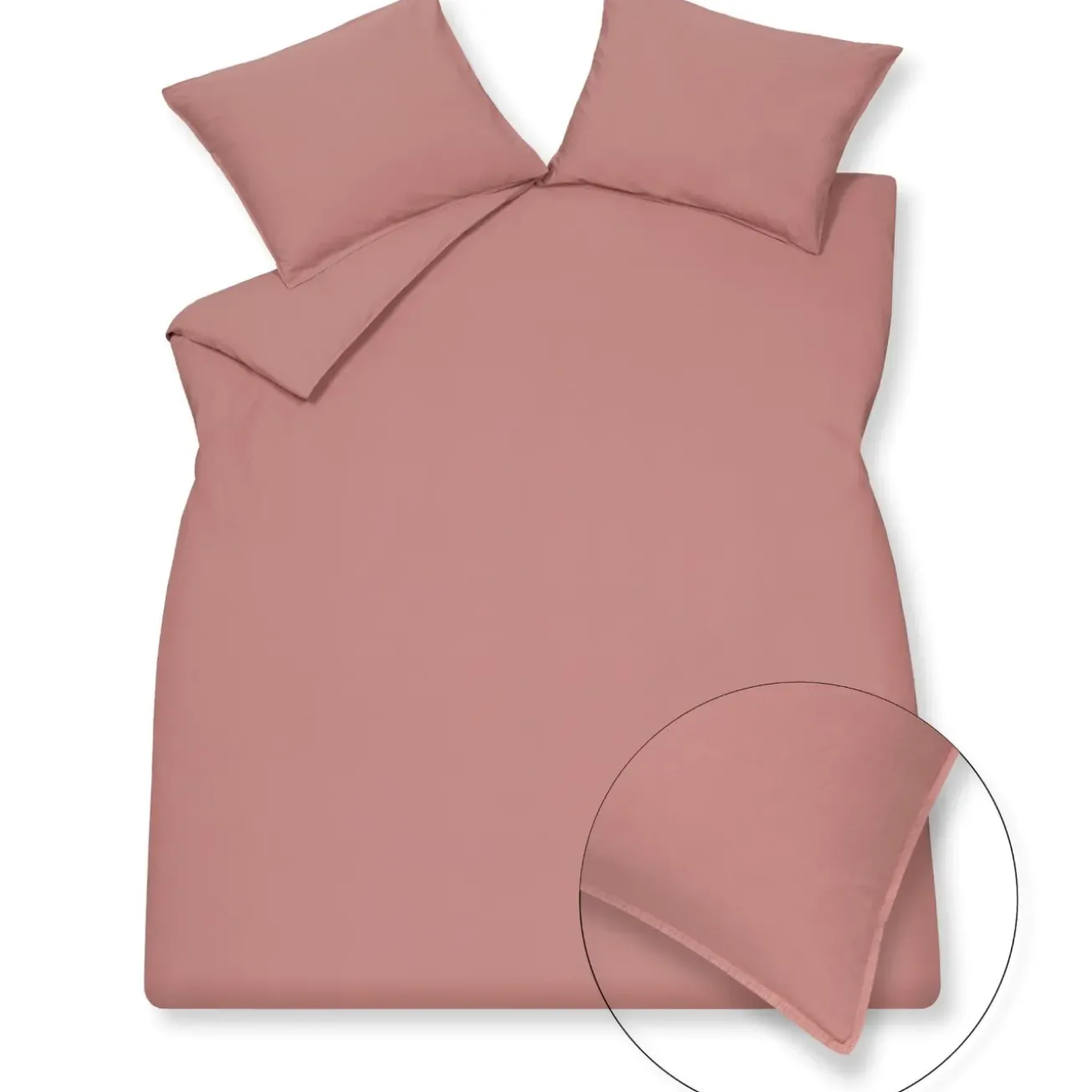 Bath & Living Vandyck WASHED COTTON duvet cover 240x220 cm, Ash Rose (cotton)