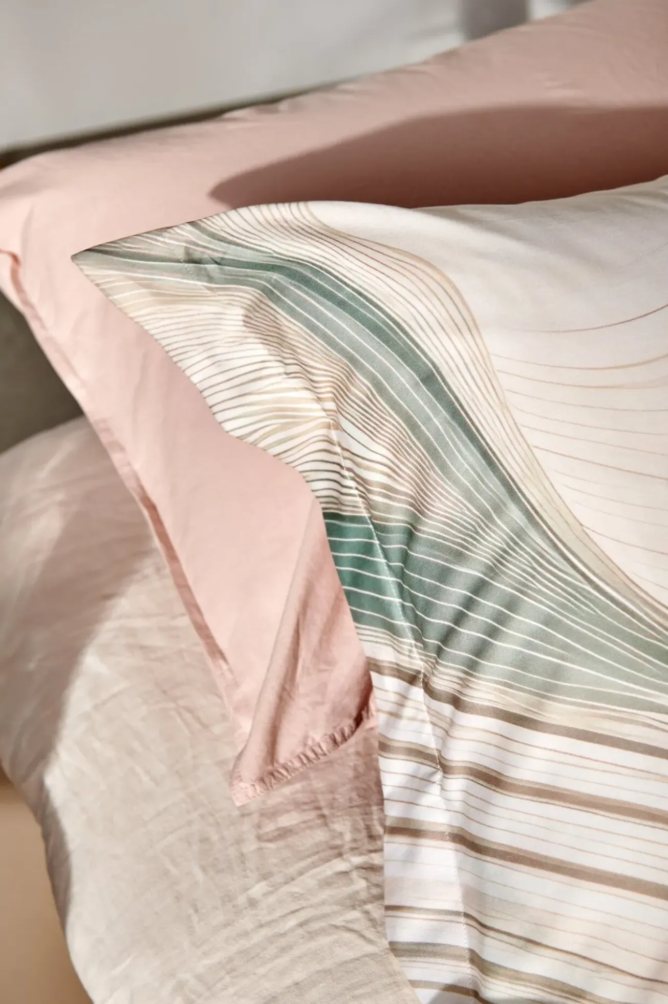 Bath & Living Vandyck WASHED COTTON duvet cover 200x220 cm Pale Pink (cotton) CLLA20201
