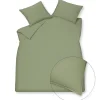 Bath & Living Vandyck WASHED COTTON duvet cover 200x220 cm Smoke Green (cotton)