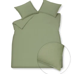 Bath & Living Vandyck WASHED COTTON duvet cover 200x220 cm Smoke Green (cotton)