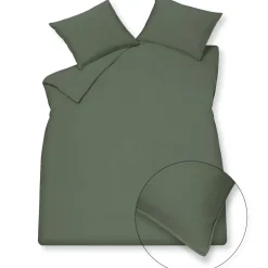 Bath & Living Vandyck WASHED COTTON duvet cover 240x220 cm Earth Green (cotton)